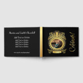 Monogramm Gast, Memory Book Gästebuch (Voll)