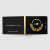 Monogramm-Gast, Speicher, Abschluss-Buch Gästebuch (Voll)