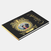 Monogramm-Gast, Speicher, Abschluss-Buch Gästebuch (Ecke)