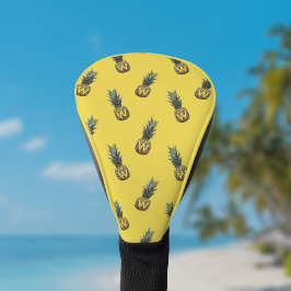 Monogramm Gelb für tropisches Ananas Golf Headcover