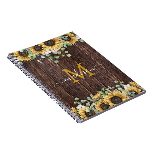 Monogramm Gelbblütenrezeptur Notizblock (Rechte Seite)