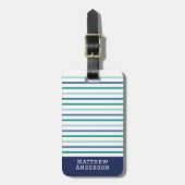 Monogramm Gepäckanhänger (Vorderseite vertikal)