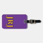 Monogramm-Gepäckanhänger - Individuell! Gepäckanhänger (Vorderseite horizontal)