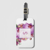 Monogramm-Gepäckträger Gepäckanhänger (Vorderseite Vertikal)