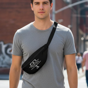 Monogramm-Geschenk Bauchtasche