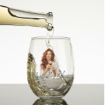 Monogramm-Geschenk für personalisierte Fotos Weinglas Ohne Stiel<br><div class="desc">Dieses Design kann in dem Bereich personalisiert werden, der durch das Ändern des Fotos und/oder Textes zur Verfügung gestellt wird. Sie können auch angepasst werden, indem Sie auf Vorlage personalisieren klicken und dann auf die Schaltfläche klicken, um weitere Optionen anzupassen, um die Hintergrundfarbe zu löschen oder zu ändern, Text hinzuzufügen,...</div>