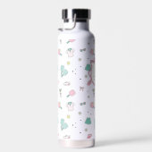 Monogramm Geschenk für Pickleball Damen Trinkflasche (Rechts)