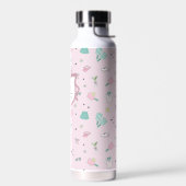 Monogramm-Geschenk für Pickleball Damen Trinkflasche (Links)