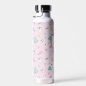 Monogramm-Geschenk für Pickleball Damen Trinkflasche (Rechts)