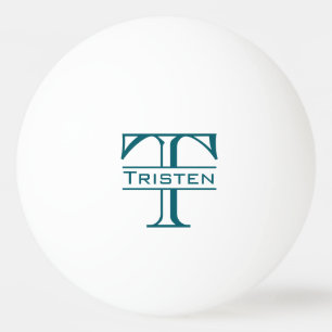 Monogramm-Geschenk Tischtennisball