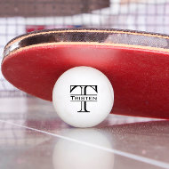 Monogramm-Geschenk Tischtennisball
