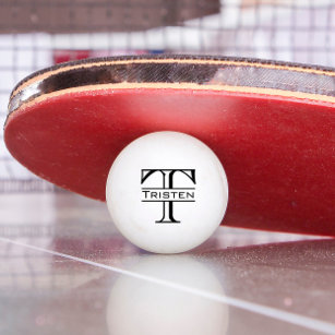 Monogramm-Geschenk Tischtennisball
