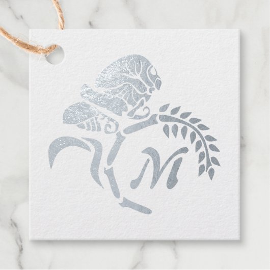 Monogramm Geschenkanhänger (Vorderseite)