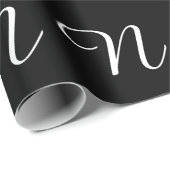 MONOGRAMM GESCHENKPAPIER (Rolleneckpunkt)