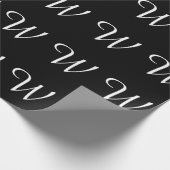 MONOGRAMM GESCHENKPAPIER (Ecke)