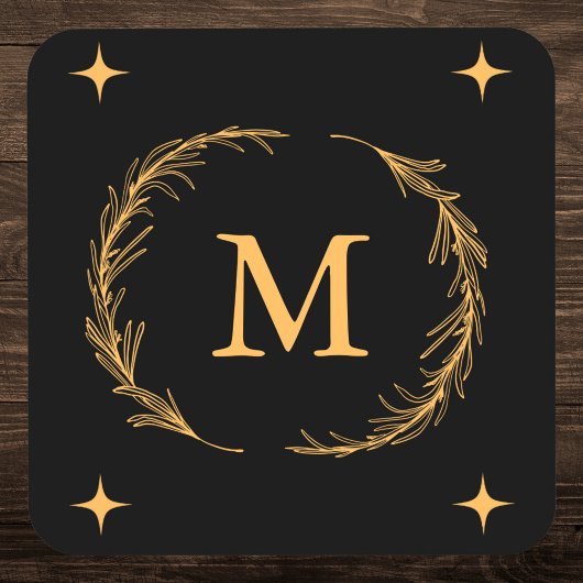 Monogramm Getränkeuntersetzer