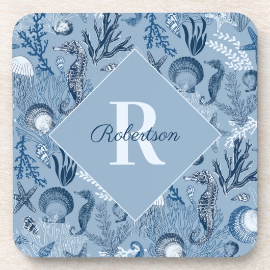 Monogramm Getränkeuntersetzer (Vorderseite)