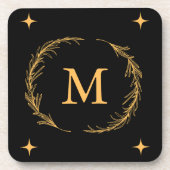 Monogramm Getränkeuntersetzer (Vorderseite)