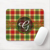 Monogramm Gibson Tartan Mousepad (Mit Mouse)