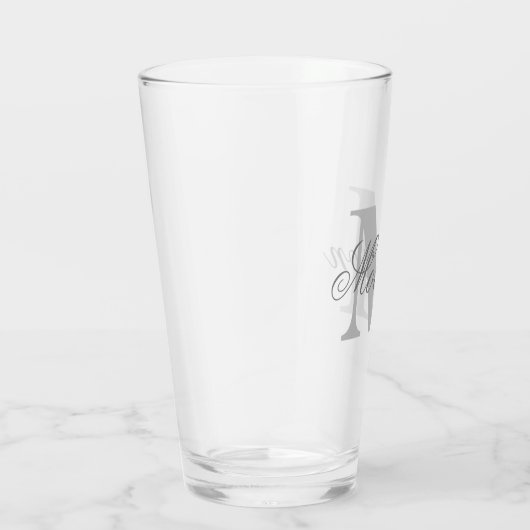 Monogramm Glas (Rechts)