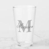 Monogramm Glas (Vorderseite)