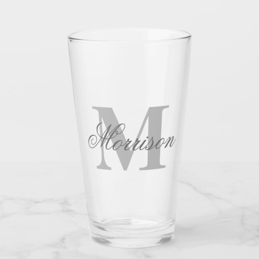 Monogramm Glas (Vorderseite)