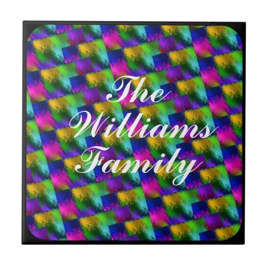 MONOGRAMM-GLAS FLIESE (Vorderseite)