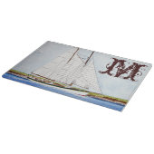 Monogramm-Glasfaserkabel für das Segel Schneidebrett (Ecke)