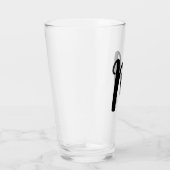 MONOGRAMM GLASS TUMBLER (Rechts)