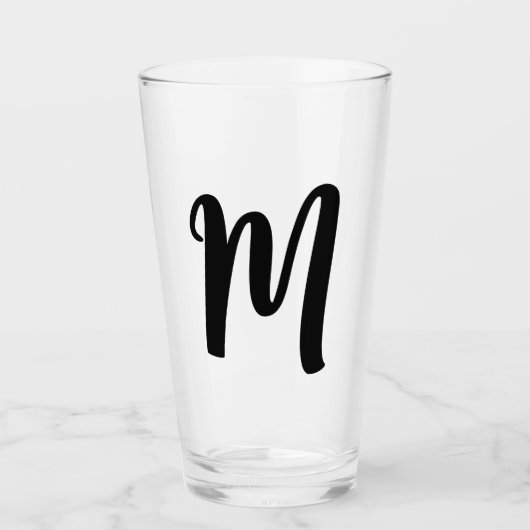 MONOGRAMM GLASS TUMBLER (Vorderseite)