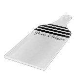Monogramm-Glasskäse Schneidebrett (Ecke)