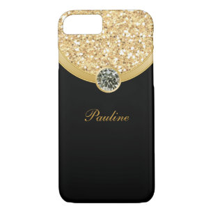 Monogramm-Glitzer-Art Case-Mate iPhone Hülle