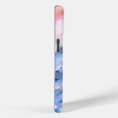 Monogramm Glitzer Regenbogen Hintergrund Case-Mate iPhone Hülle (Rückseite / Rechts)