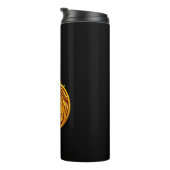 Monogramm Goldenes Pferd- Thermosbecher (Nach rechts gedreht)