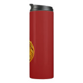 Monogramm Goldenes Pferd- Thermosbecher (Nach rechts gedreht)