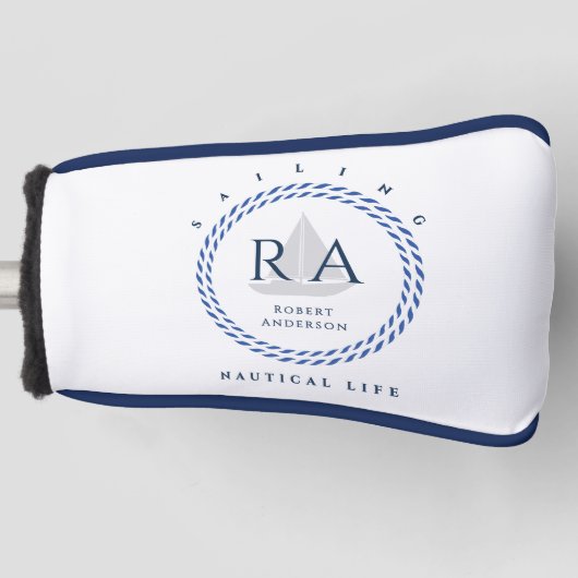 Monogramm Golf Headcover (Vorderseite)