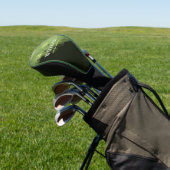 Monogramm (Golfername und Initialen) Golf Headcover (In SItu)