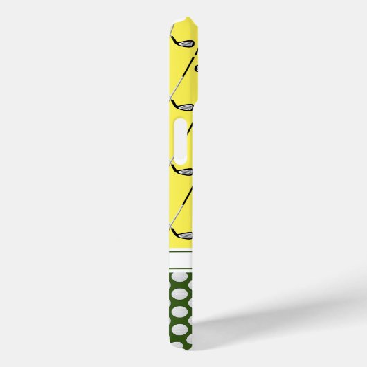 Monogramm-Golfmuster Case-Mate iPhone Hülle (Rückseite / Rechts)