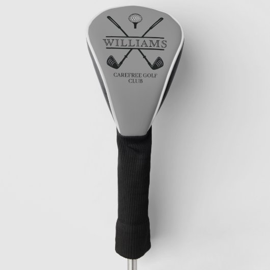 Monogramm-Golfschlägerkopfabdeckung Golf Headcover (Vorderseite)