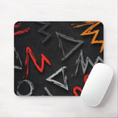 Monogramm Graffiti Mousepad (Mit Mouse)