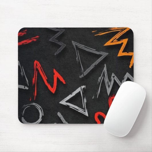 Monogramm Graffiti Mousepad (Mit Mouse)