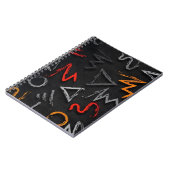 Monogramm Graffiti Notizblock (Linke Seite)