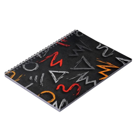 Monogramm Graffiti Notizblock (Linke Seite)