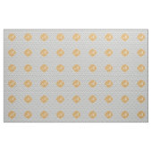 Monogramm, grau und weiß, Zickzack mit goldfarbene Stoff (Yard (91,4 cm))
