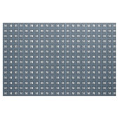 Monogramm graublaue Streifen Stoff (Yard (91,4 cm))