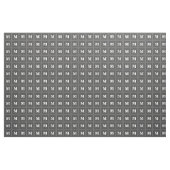 Monogramm graue Streifen Stoff (Yard (91,4 cm))