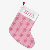 Monogramm Großer Weihnachtsstrumpf (Vorderansicht (hängend))