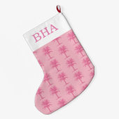 Monogramm Großer Weihnachtsstrumpf (Rückseite (Hängend))