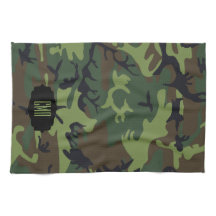 Monogramm-Grün-Tarnungs-Muster