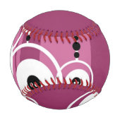 Monogramm Grunge Hintergrund Baseball (Vorderseite)